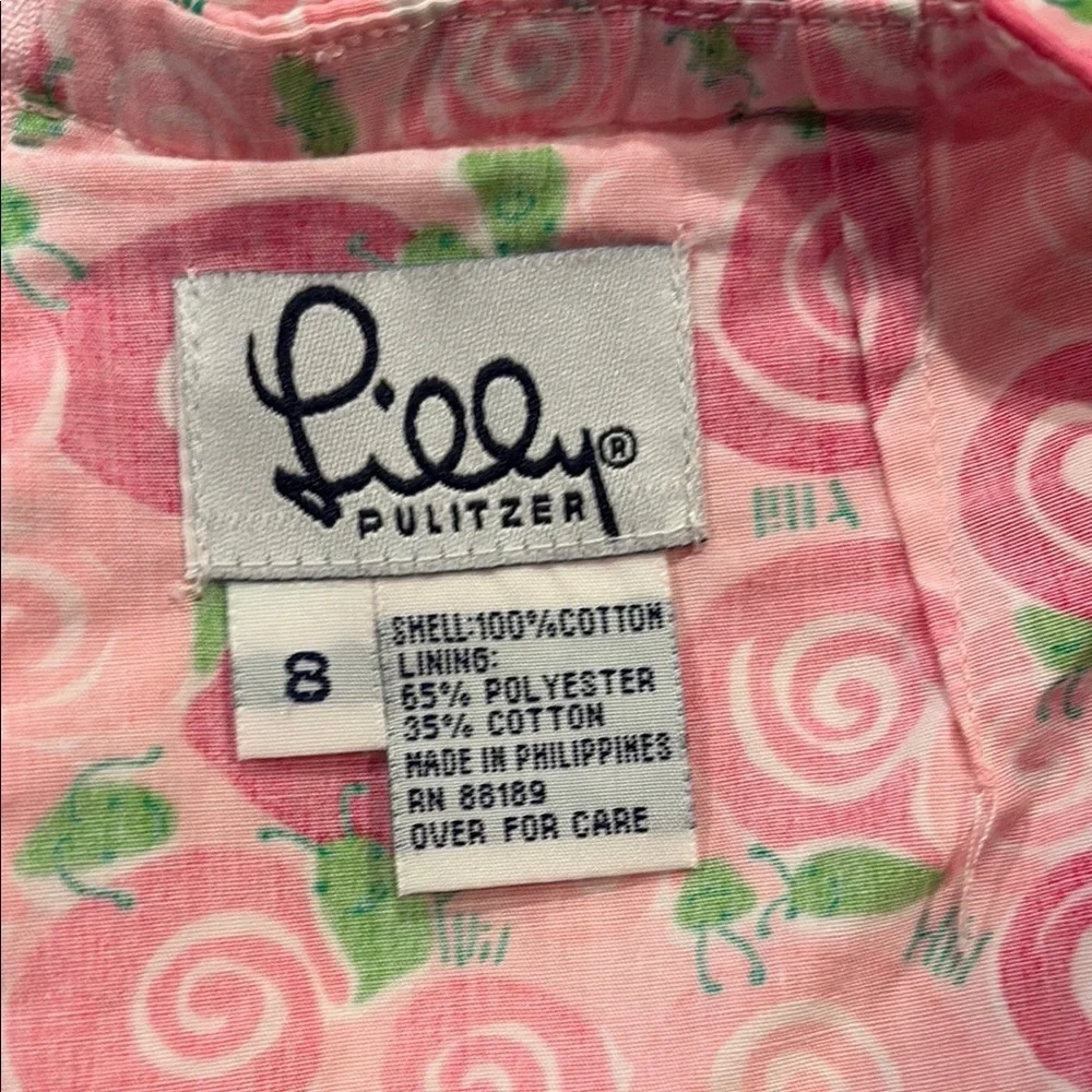 Lilly Pulitzer Y2K Pink Snail Rolls Royce Pink Skort - kids 8